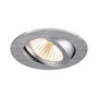 Kruhová - LA 1007335 NEW TRIA® 68 kroužek pro vestavbu do stropu, D: 8,2 H: 2,6 cm, IP 20, hliník - BIG WHITE (SLV) - foto 2