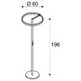 Stojací lampy - LA 1006353 ONE STRAIGHT FL stojací lampa černá/mosaz 20 W 1200/1200 lm 2700/3000 K CRI90 140° - BIG WHITE (SLV) - foto 20