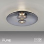 Kruhová - PN 6083-15 LED nástěnné a stropní svítidlo PURE Vitrum 2700K platina / kouřová - PAUL NEUHAUS - foto 20