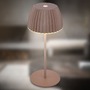 Stolní lampy dekorační - BRILO 7552010 Nabíjecí stolní lampa Riffle Mini - 20 cm, 1,5W, 150lm, LED, stmívatelné, dotykový vypínač, hnědé - BRILO - foto 20