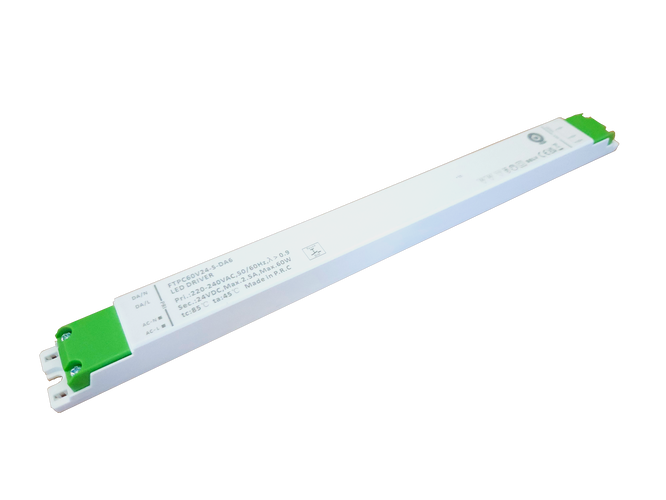 Napájecí zdroje 24V - DALI2, DALI-PUSH Napájecí zdroj 60W, 24VDC, DT6, FTPC60V24-DA6 - foto 1