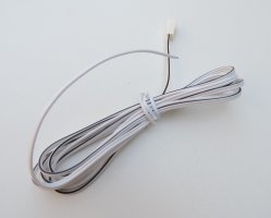 Konektory a spojky - Propojovací konektor, samec, bílý, 2m přívodní kabel