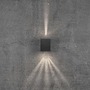 Nástěnná - NOR 49711003 Venkovní nástěnné svítidlo Canto Kubi 2 2x6W LED černá čirá - NORDLUX - foto 22