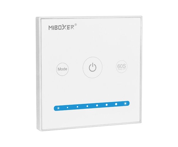 Nástěnné jednotky - Jednobarevný ovládací panel, dotykový, RF 2.4GHz, 10A, P1, Mi-Light - foto 1