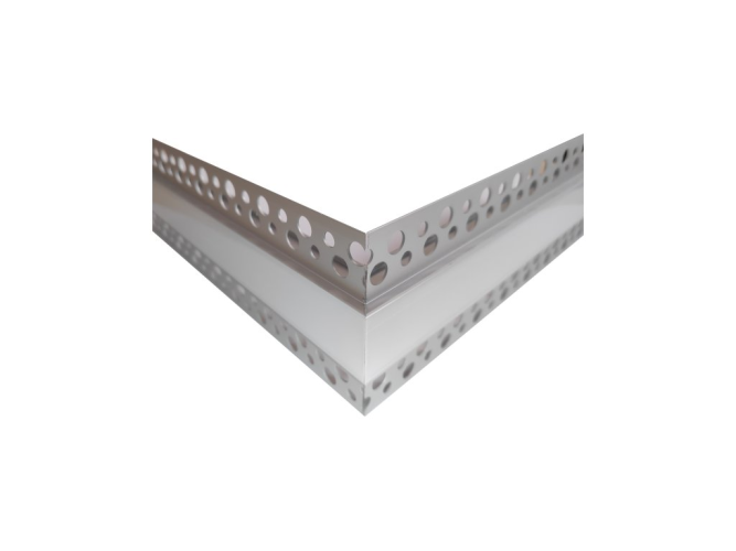 Úchyty, spojky, závěsný materiál - 3D vnější rohová spojka s mléčným difuzorem pro profil RECESSED 5, LP305-COR-3D-OUT-MLK - foto 1