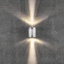 Nástěnná - NOR 49701031 Venkovní nástěnné svítidlo Canto 2 2x5W LED galvanizovaná ocel čirá - NORDLUX - foto 25