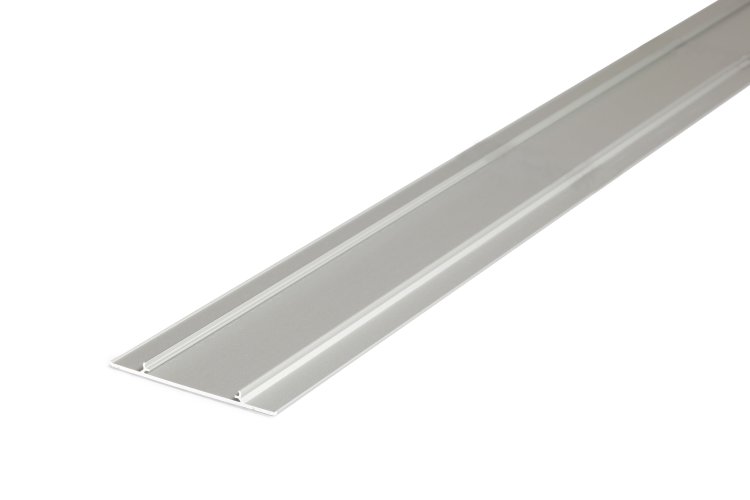 Soklové (obvodové, dekorační) profily - Hliníkový kryt WALLE12, eloxovaný - foto 1