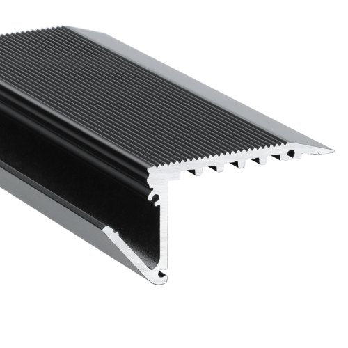 Schodišťové profily - LED schodišťový profil UP-BOLD12, černý, K - foto 1