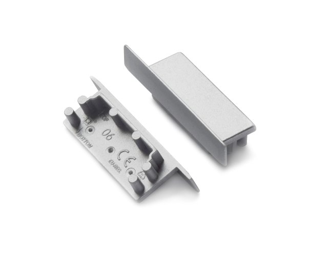 Difuzory a koncovky - Koncovka profilu VARIO30-06 stříbrná, V4920040 - foto 1