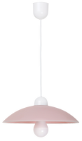 Lustry a závěsná svítidla - Závěsné svítidlo Rabalux 1409 Cupola range růžové, E27 1x, 60W,  IP20