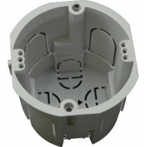 krabice a věnečky - Krabice hluboká UNI prázdná 73x73mm- samozhášivá - foto 1