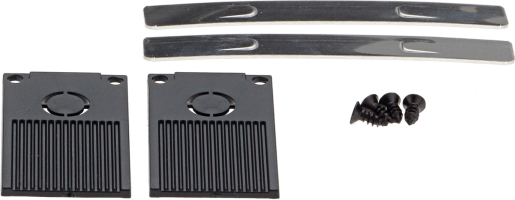 Podomítkový / sádrokartonový systém MAG R20 - Koncovka pro zapuštěný magnetický systém v černém provedení, OP5415