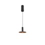 Subtilní - LA 1010287 LALU® závěsné svítidlo, patice LED, Mix&amp;Match, stříška pro povrchovou montáž, délka závěsu 200 cm, 2700/3000 K, 40°, PHASE, černá - BIG WHITE (SLV) - foto 29