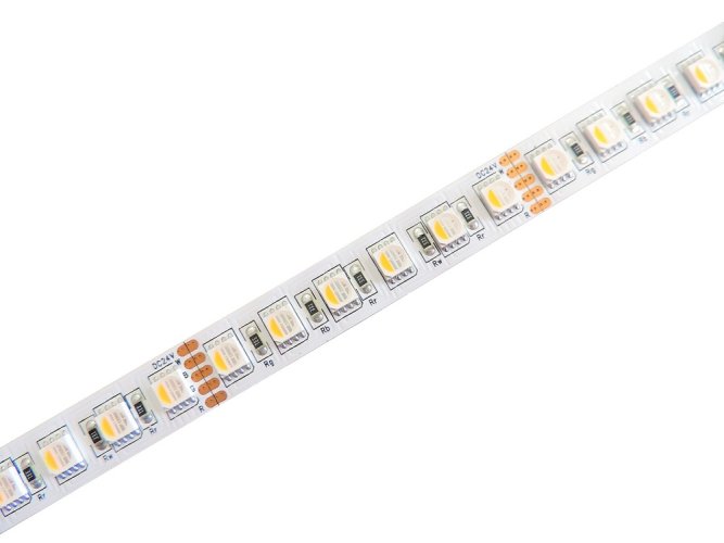 Barevné LED pásky - RGB, RGBW, RGB+CCT - RGBW LED pásek 4v1, 23,1+7,5W/m, RGB+bílá, 12mm, PROFI, 24V, IP20, 90LED/m, 5050 - foto 1