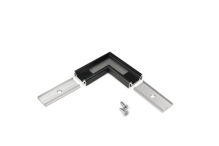 Úchyty, spojky, závěsný materiál - Rohová spojka SURFACE10 černý elox, 77410021 - foto 1