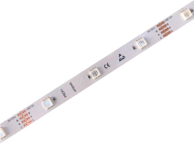 Barevné LED pásky - RGB, RGBW, RGB+CCT - pásek RGB 10mm 7,2W/m, PROFI, 12V, IP20, 30LED/m, SMD5050, záruka 5let - foto 1
