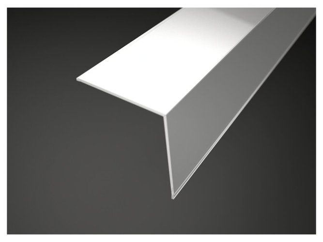 Difuzory a koncovky - Difuzor pro profil CORNER 5 hranatý, mléčný - foto 1