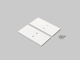 Difuzory a koncovky - Koncovka profilu VARIO30-19 bílá, V4560001s