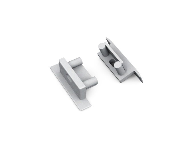 Difuzory a koncovky - BEGTIN12 koncovka SQ stříbrná s otvorem, C8970040 - foto 1