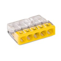 Svorkovnice a WAGO svorky - Wago svorka Compact 5x2,5, transparentní
