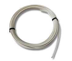 Dvojlinky, RGB a CCT kabely - Bílý kabel 2x0,5 mm2, s jednostranným cínováním