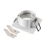 Hranatá - LA 1007348 NEW TRIA® 68 kroužek pro vestavbu do stropu, D: 8,2 Š: 8,2 H: 3,4 cm, IP 65, bílá - BIG WHITE (SLV) - foto 3
