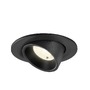 Kruhová - LA 1009418 NUMINOS® GIMBLE S Stropní vestavné svítidlo, 4000 K, 40°, IP20, kulaté, černé - BIG WHITE (SLV) - foto 3