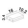 Nástěnná - NV 9492560 Venkovní nástěnné svítidlo PURE antracitový hliník a matný akryl LED 6W 3000K 220-240V 103st. IP65 - NOVA LUCE - foto 3