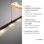 Podélná - LD 12288-18 NELE LED závěsné svítidlo černé Comfor Lift nastavitelná výška krokově stmívatelné 3000K - JUST LIGHT - foto 3
