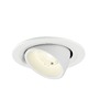 Kruhová - LA 1009428 NUMINOS® GIMBLE S Stropní vestavné svítidlo, 4000 K, 40°, IP20, kulaté, bílé - BIG WHITE (SLV) - foto 3