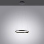 Kruhová - LD 15393-13 RITUS LED závěsné svítidlo antracit, kruhové pr.40cm, stmívatelné, Switchmo, teplá bílá krokově stmívatelné 3000K - LEUCHTEN DIREKT / JUST LIGHT - foto 3