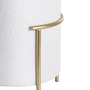 Ostatní - EG 424135 Taburetka v.465 bílá/zlatá MASHIKE 424135 - LIVING - foto 3
