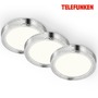 Přisazená - TF 205009TF TELEFUNKEN 3ks sada skříňkové svítidlo, pr. 6 cm, 1,8 W, 170 lm, hliník - BRILONER - foto 3