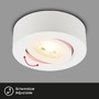 Bodová - BRI 7991016 LED vestavné / přisazené bodové svítidlo – pr.90mm, 5W, 230V, teplá bílá, nastavitelné, bílé - BRILONER - foto 3