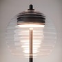 Stolní lampy dekorační - M P060TL-L12BK Stolní lampa Mystic 3000K 8W teplá bílá černý kov skleněné stínidlo - MAYTONI - foto 3