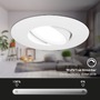 Kruhová - BRI 7597036 3ks sada LED vestavné svítidlo, 9 cm, 4,9W, 480lm, bílé - BRILONER - foto 3