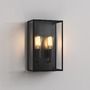 Nástěnná - AST 1183027 Venkovní nástěnné svítidlo Messina Twin 2x12W E27 černá - ASTRO Lighting - foto 3