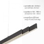 Podélná - LD 11660-13 LUZI LED závěsné svítidlo, antracit, nastavitelné, Up&amp;Down 3000K - LEUCHTEN DIREKT / JUST LIGHT - foto 3