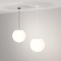 Dekorační - M O594PL-01B Závěsné svítidlo Erda E27 30W opálový plast černá IP54  - MAYTONI - foto 3