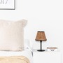 Stolní lampy dekorační - FARO 64317-71 SUMBA černá/ratan mini stolní lampa - FARO - foto 3