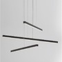 Vícečetná - NV 9010033 Závěsné svítidlo LIOR černý hliník a akryl LED 40W 230V 3000K IP20 - NOVA LUCE - foto 3