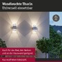 Dekorativní - P 71252 LED nástěnné svítidlo Tharin IP44 3000K 120x104mm 2x3,7W bílá - PAULMANN - foto 3