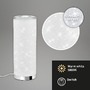 Stolní lampy dekorační - BRILO 7332-018 LED stolní lampa s hvězdným nebem, 35 cm, 5 W, bílé-chrom - BRILO - foto 3
