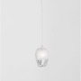 Dekorativní - NV 9160231 Závěsné svítidlo ICE bílé sklo s přechody a bílý kov G9 1x5W 230V IP20 bez žárovky - NOVA LUCE - foto 3