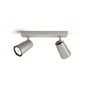 Bodová - PH 50572/48/PN Bodové svítidlo Philips Paisley 50572/48/PN šedé 2x max.10W - PHILIPS (915005529401) - foto 3