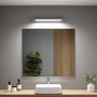K zrcadlu - P 71207 Selection Bathroom LED nástěnné svítidlo Lucille IP44 2700K 230V 17W stmívatelné hliník mat - PAULMANN - foto 3