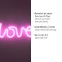Dekorativní - LD 85021-87 NEON-LOVE LED nástěnné svítidlo LOVE růžové USB, šňůrový vypínač, dekorativní - LEUCHTEN DIREKT / JUST LIGHT - foto 3