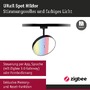 Svítidla - P 95690 URail lištový spot Smart Home Zigbee 3.0 Hildor RGBW 7,5W RGBW+ stmívatelné 230V černá mat - PAULMANN - foto 3