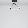 Kruhová - NV 9892162 Stropní svítidlo JANUS černý hliník a akryl LED 21W 230V 3000K IP20 - NOVA LUCE - foto 3