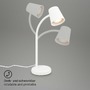 Stolní lampy pracovní - BRILO 7476016 Stolní lampa, 38,5 cm, 1x GU10, max. 9W, bílé - BRILO - foto 3